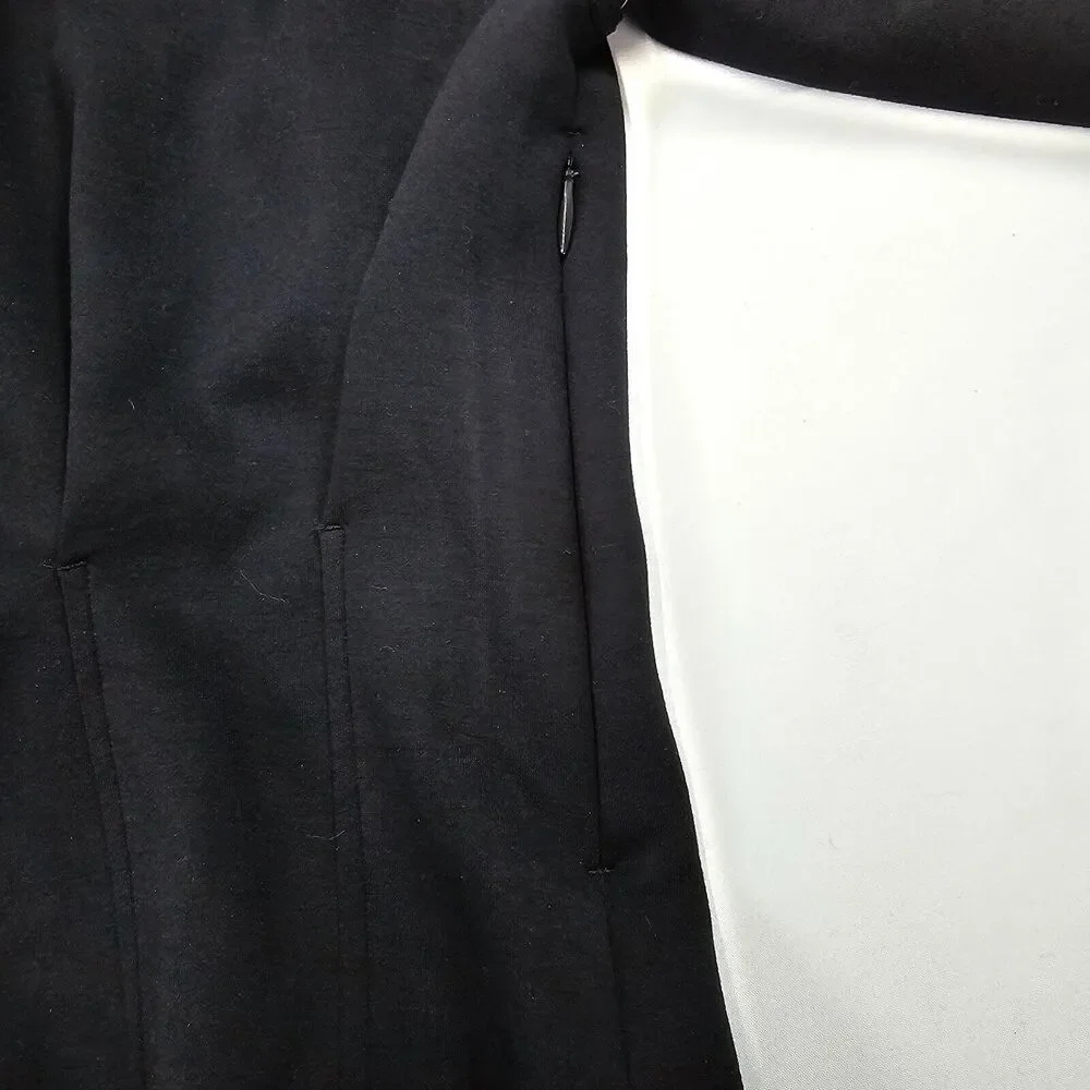 NWT Lululemon Atheltica Women's Gathered Waist Crew Pullover Black Size 10